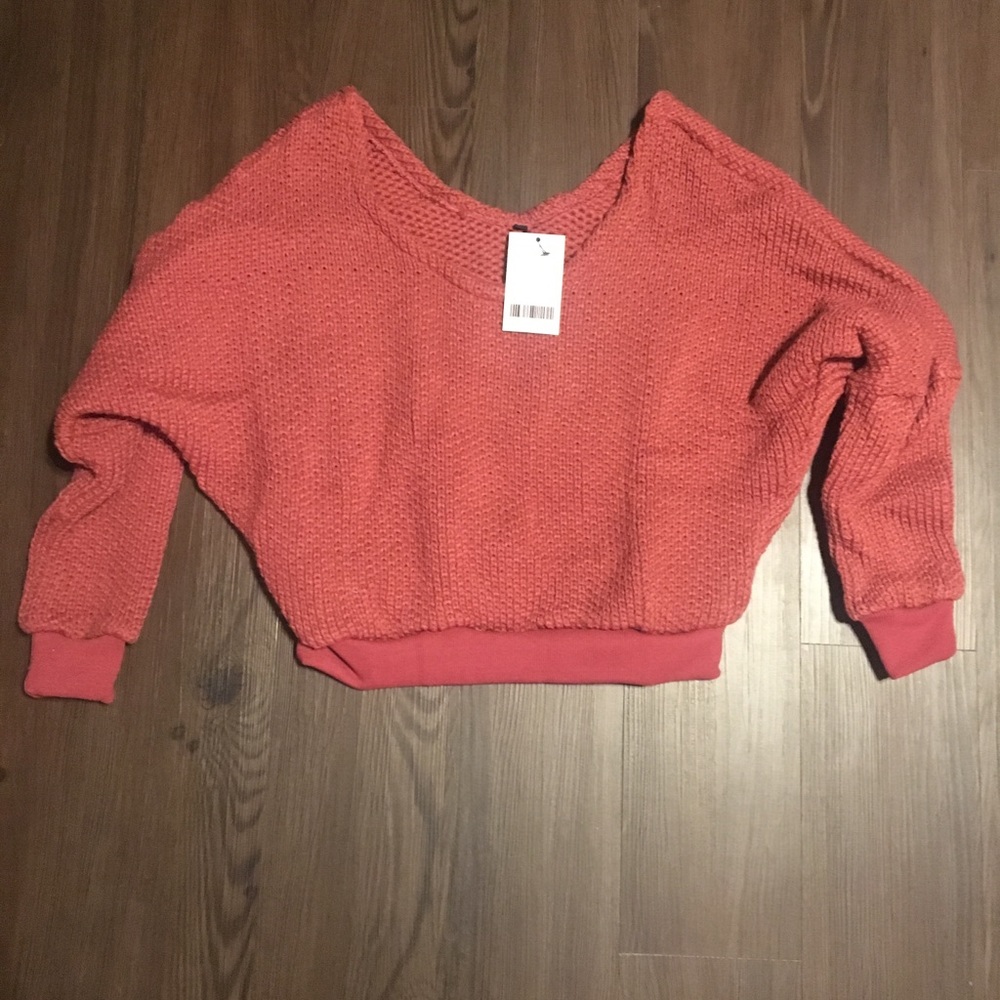 Brand new red/pink sweater